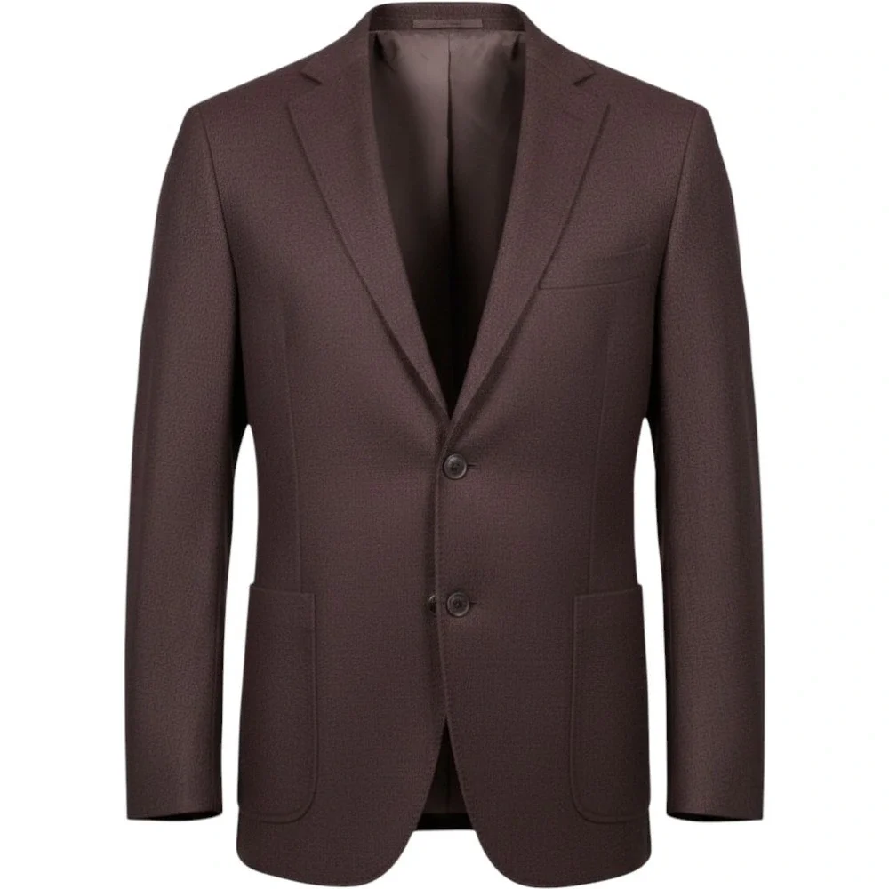 Peter Millar Sport Coat Mens 50T Burgundy Wool Blend Unstructured Blazer Jacket